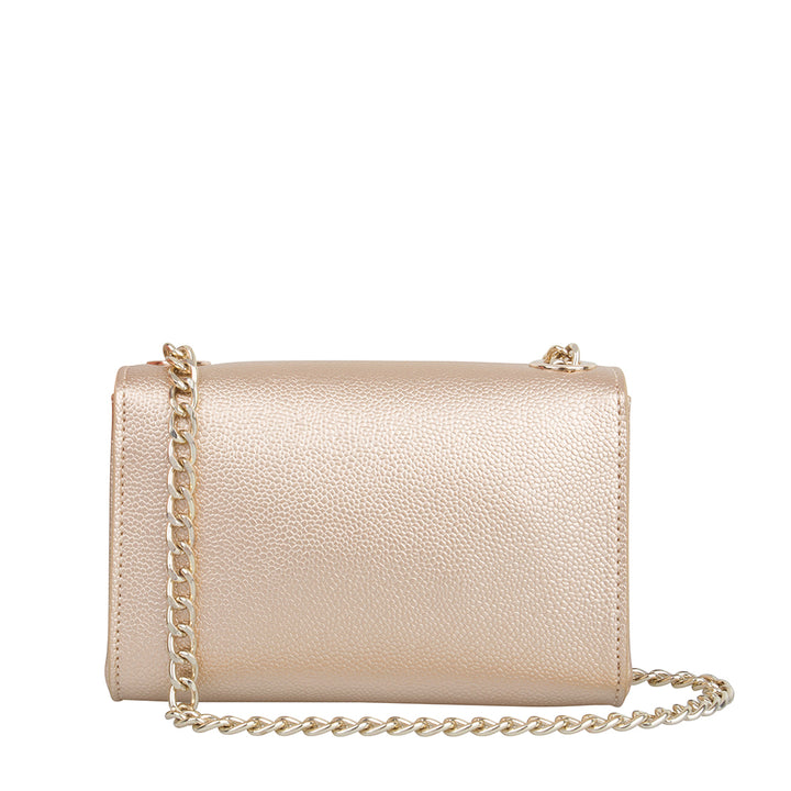 Valentino Divina Pochette In Gold For Women