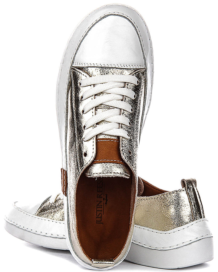 Justinreess England Sammy In Gold For Women