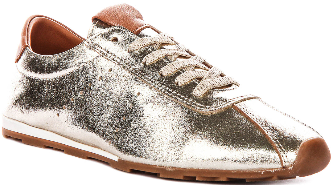 Justinreess England Michelle In Gold For Women