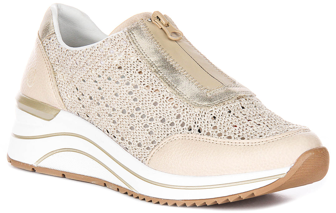 Remonte D0T15-60 In Golden Beige For Women