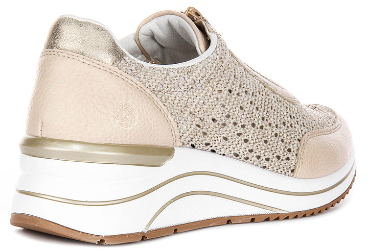 Remonte D0T15-60 In Golden Beige For Women