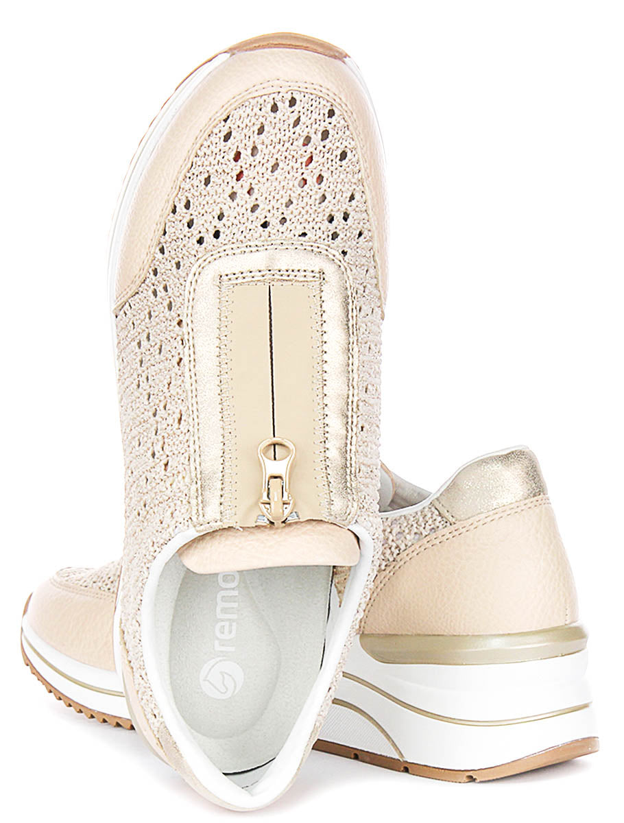 Remonte D0T15-60 In Golden Beige For Women