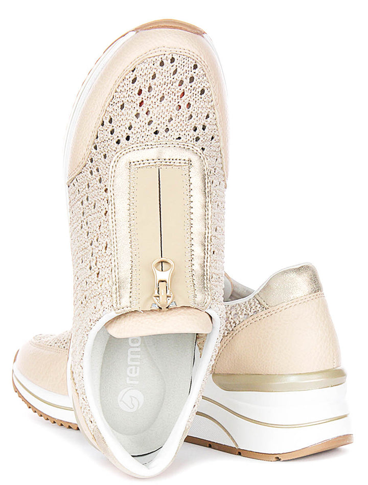 Remonte D0T15-60 In Golden Beige For Women