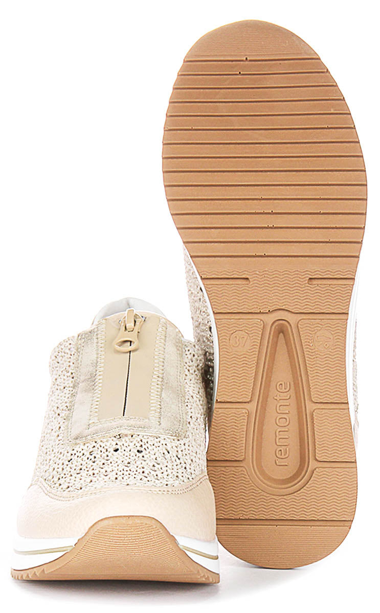 Remonte D0T15-60 In Golden Beige For Women