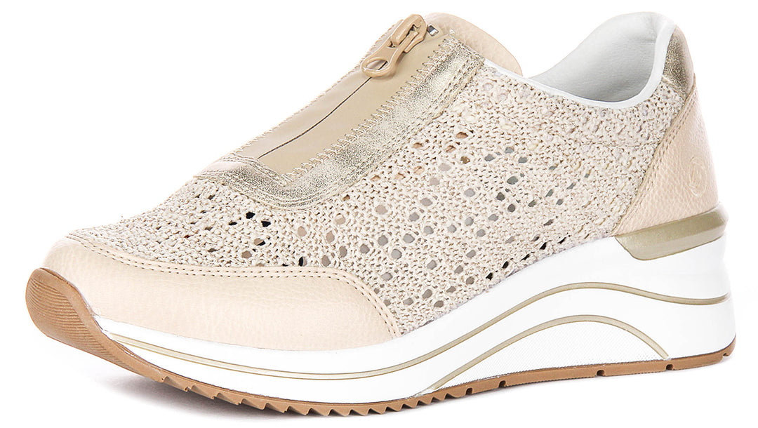 Remonte D0T15-60 In Golden Beige For Women