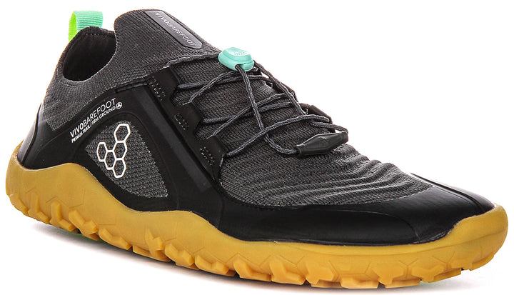 Vivobarefoot Prims Trl Knit In Graphite For Men