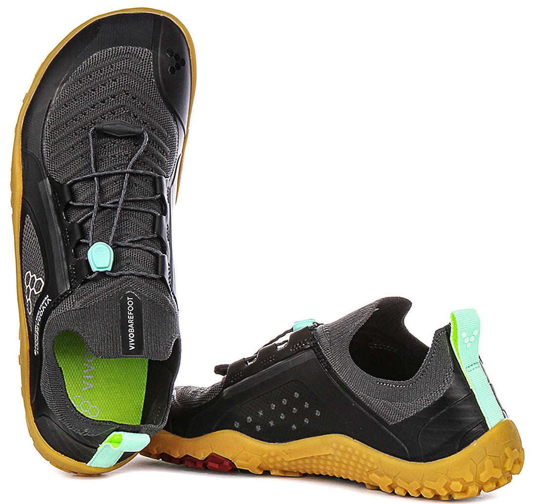 Vivobarefoot Prims Trl Knit In Graphite For Men