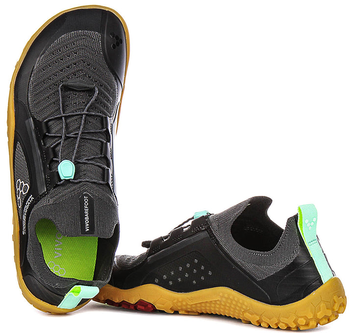 Vivobarefoot Prims Trl Knit In Graphite For Men