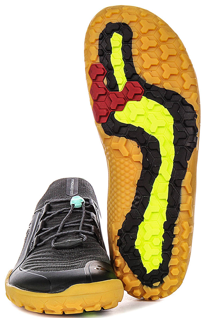Vivobarefoot Prims Trl Knit In Graphite For Men