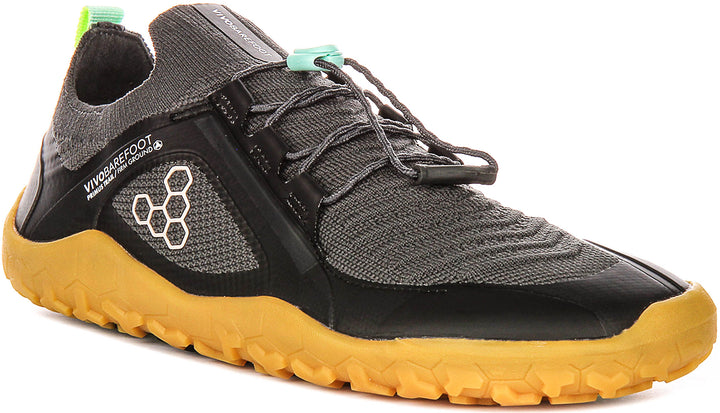 Vivobarefoot Primus Trail Knit In Graphite For Women