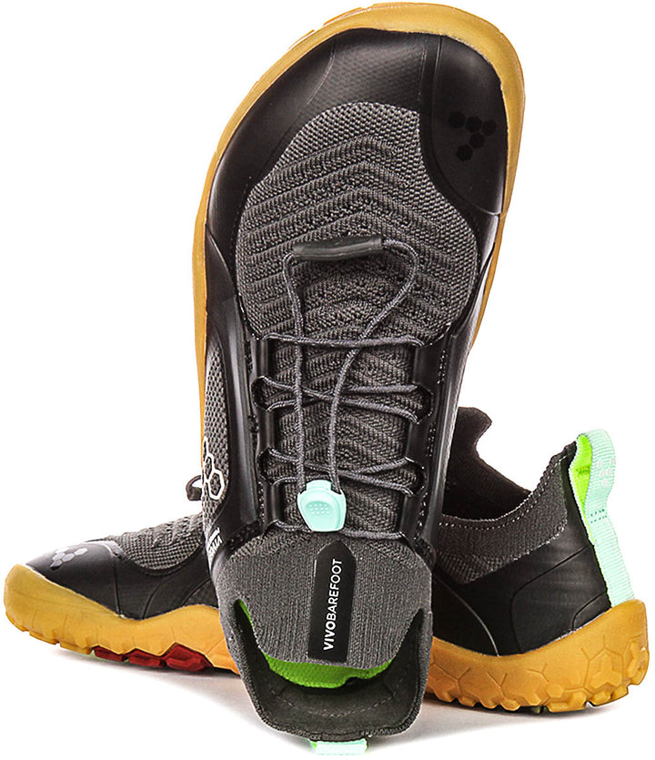 Vivobarefoot Primus Trail Knit In Graphite For Women
