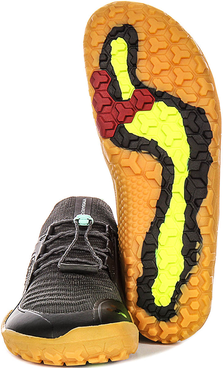 Vivobarefoot Primus Trail Knit In Graphite For Women