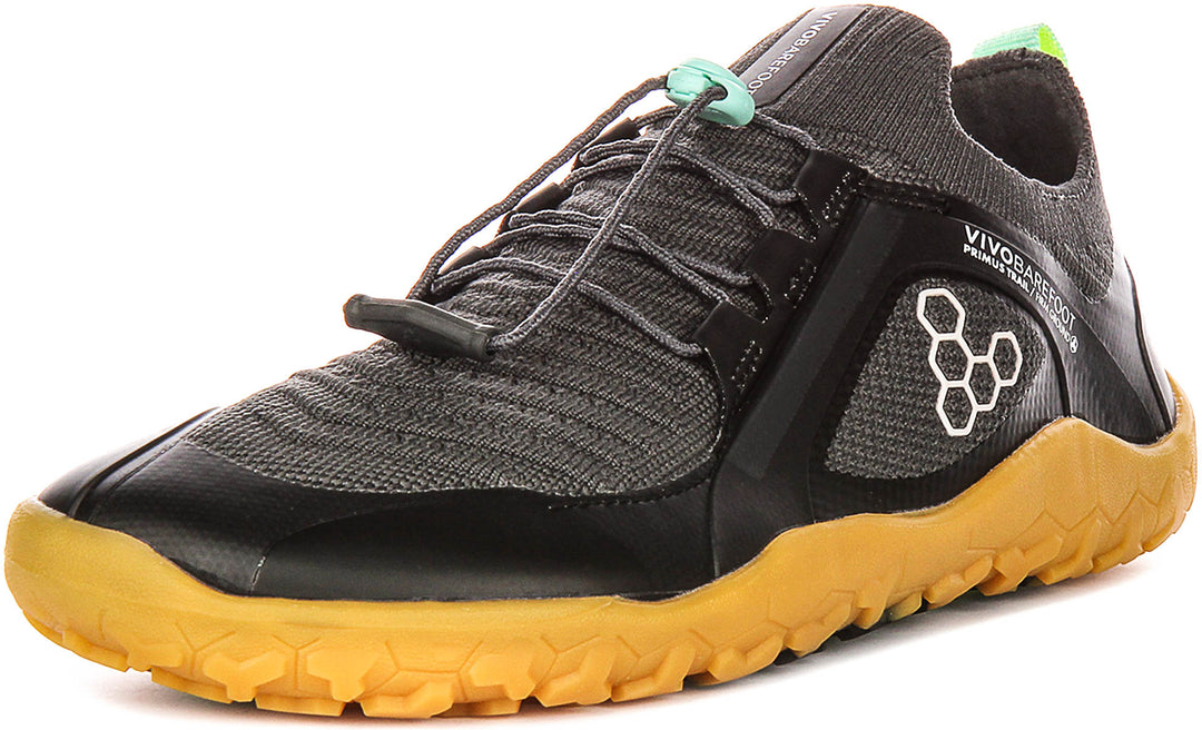 Vivobarefoot Primus Trail Knit In Graphite For Women
