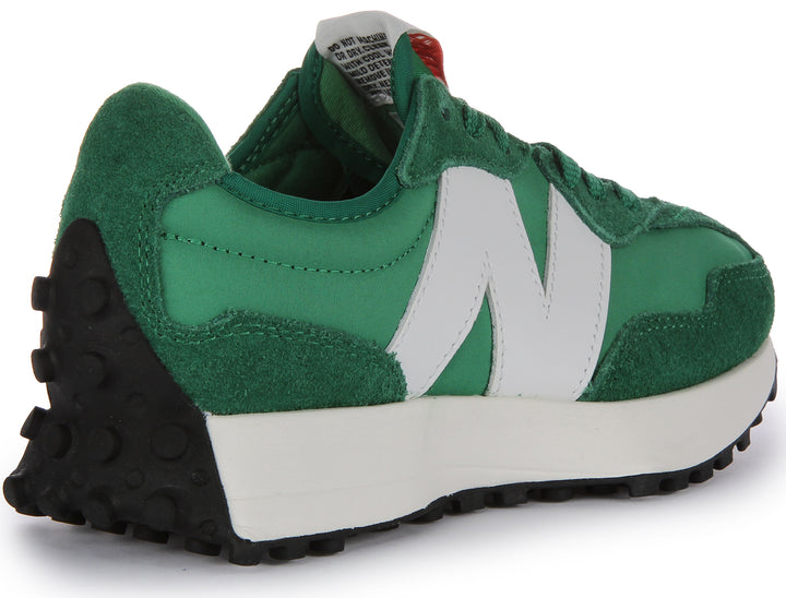 New Balance U327EB Scarpe da ginnastica allacciate in camoscio e rete da in verde