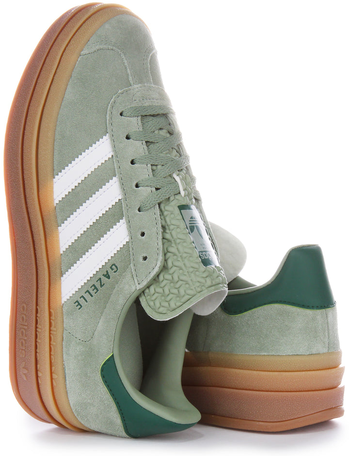 Adidas Gazelle Bold W In Green For Women