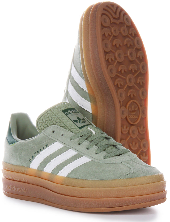 Adidas Gazelle Bold W In Green For Women