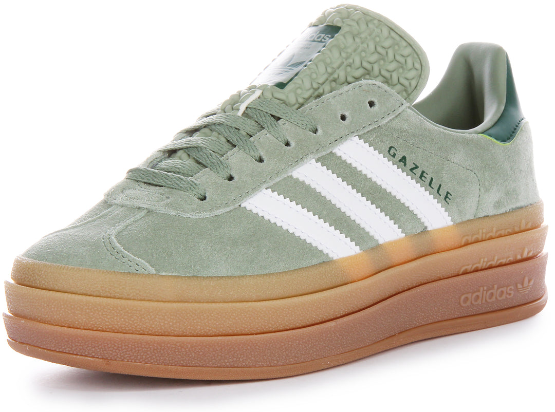 Adidas Gazelle Bold W In Green For Women