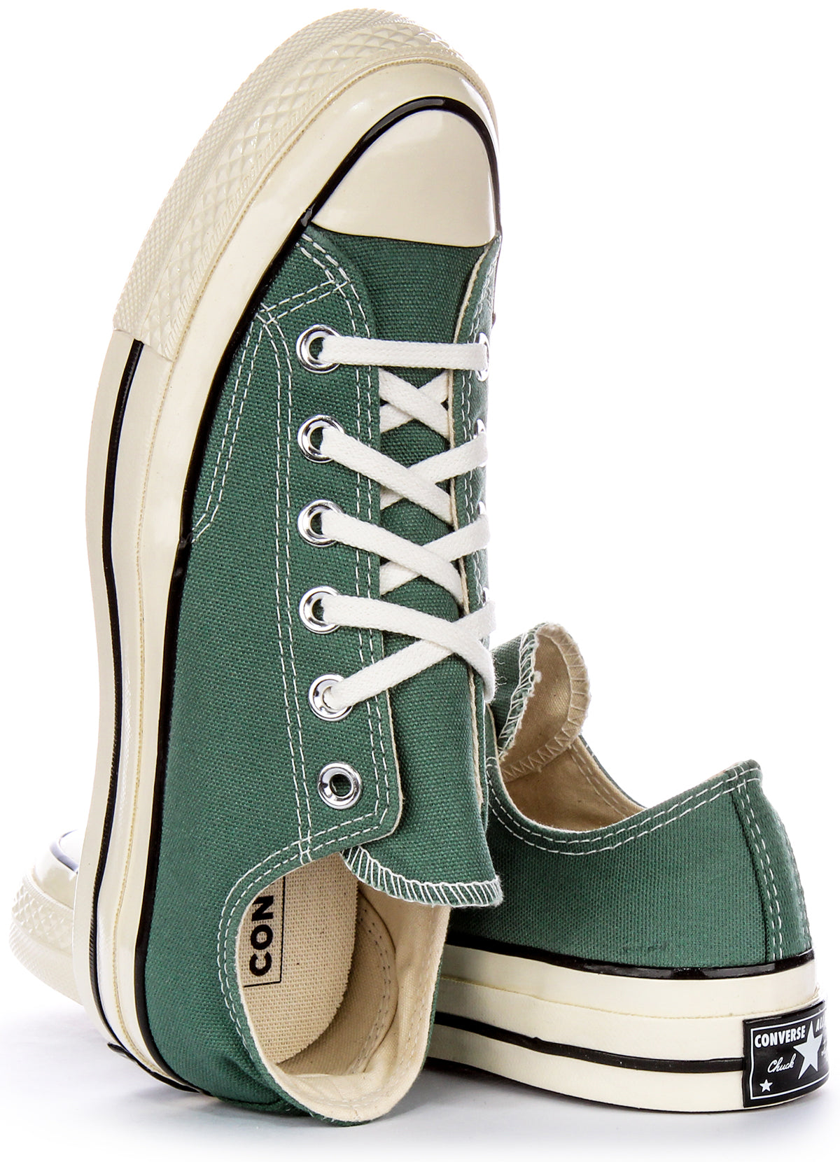 Converse A06524C Chuck 70 Vintage In Green Low Profile Trainer 4feetshoes