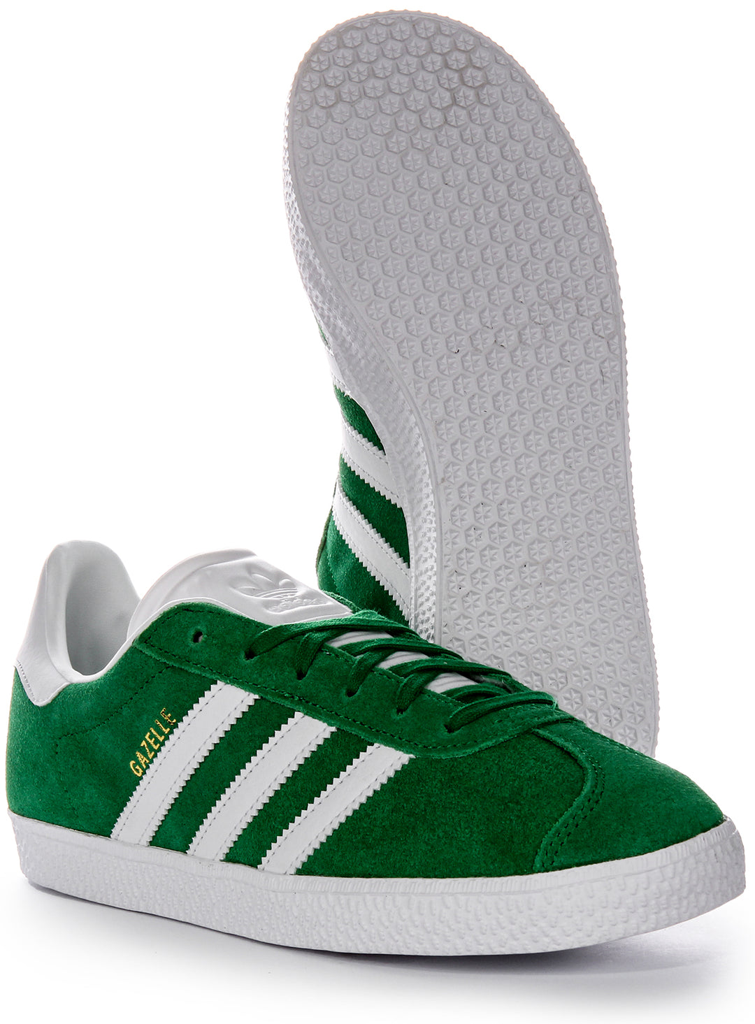 Adidas Green Junior Trainers Adidas Originals Junior Gazelle
