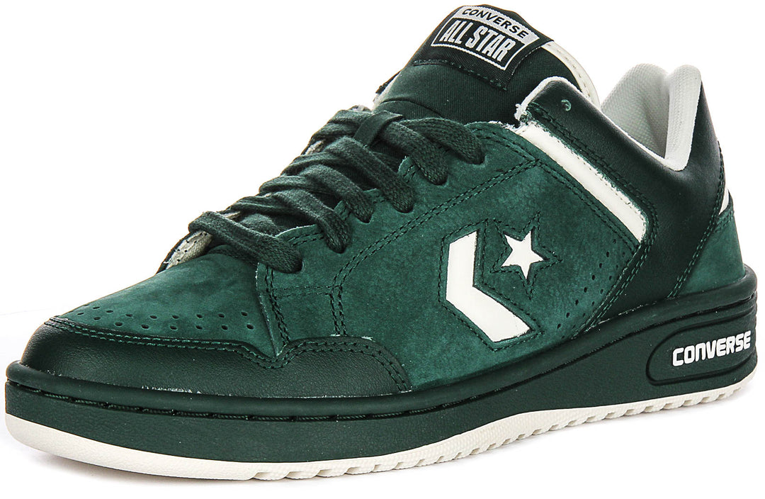 Converse A11104C 90s Weapon In Green Lace Up Trainers – 4feetshoes