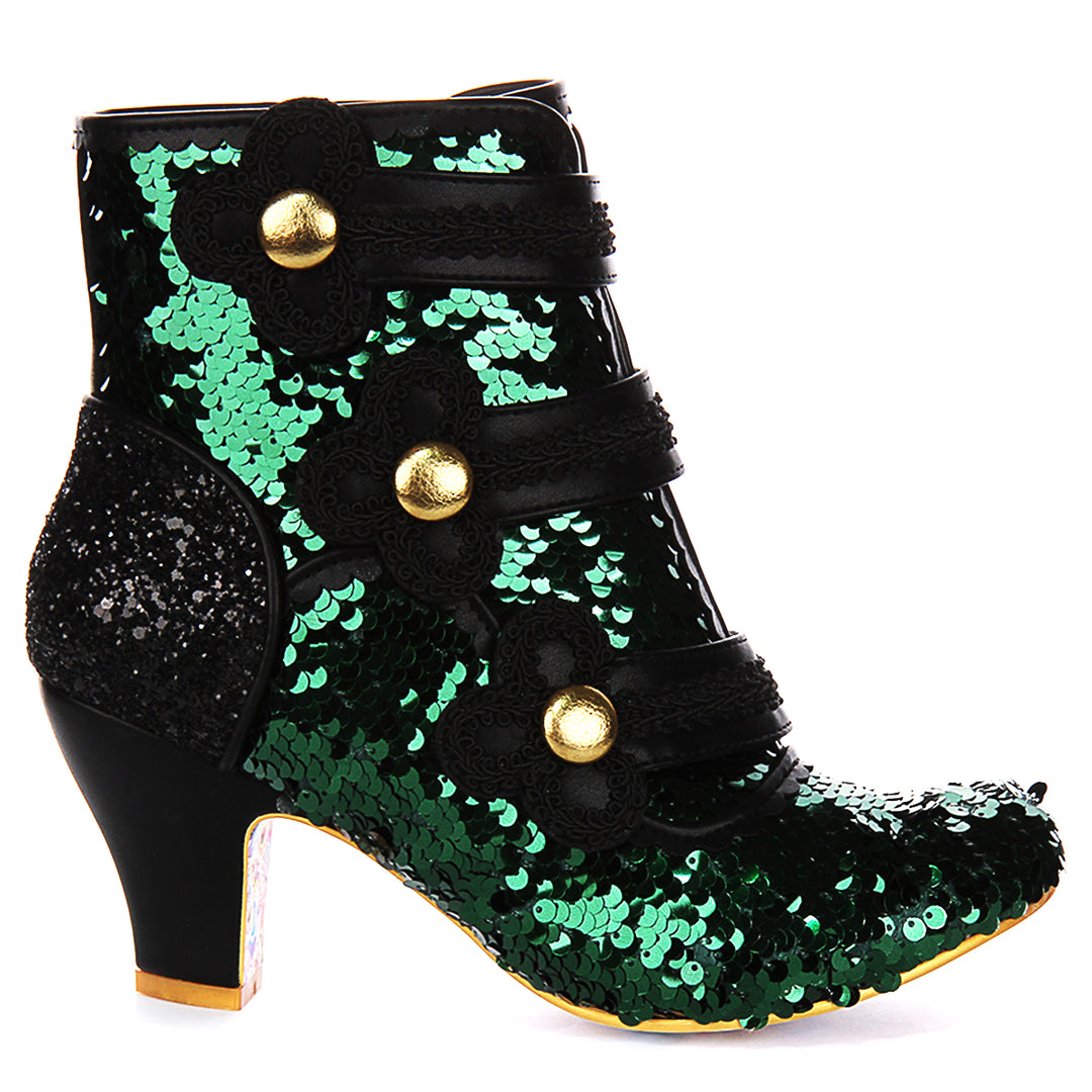 Irregular Choice Mouse King In Green For Women