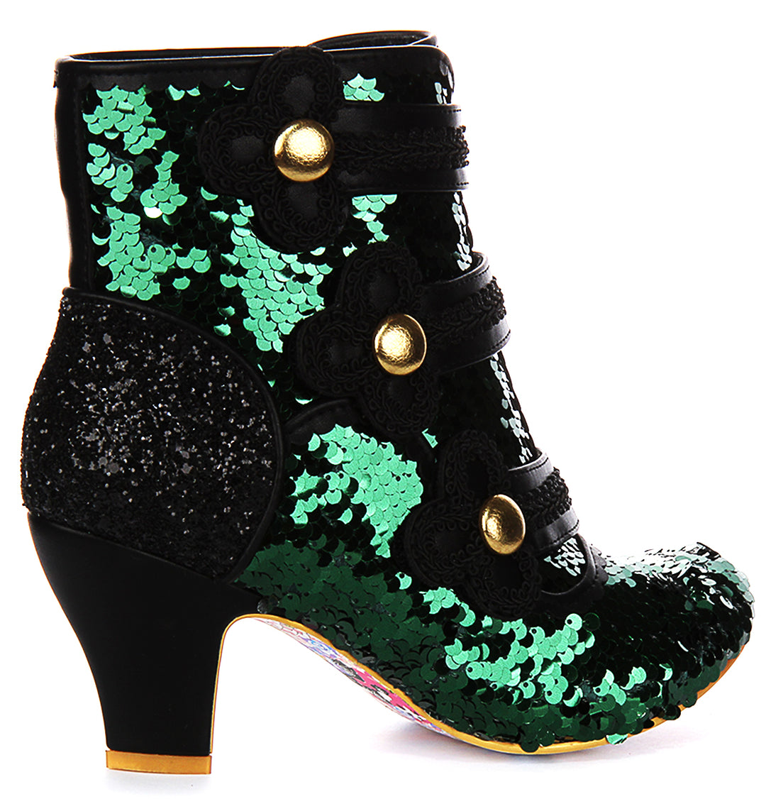 Irregular Choice Mouse King In Green For Women