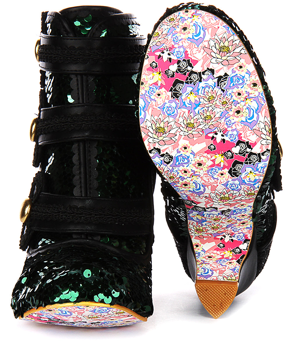 Irregular Choice Mouse King In Green For Women