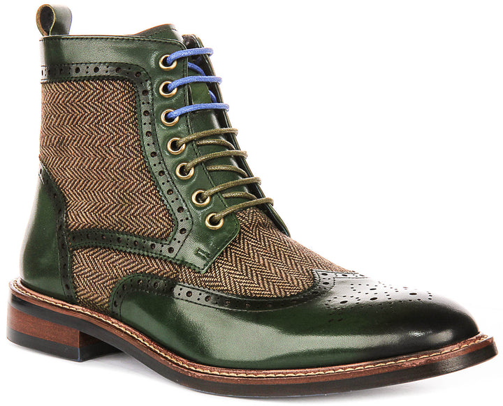 Justinreess England Hi Kennedy In Green For Men