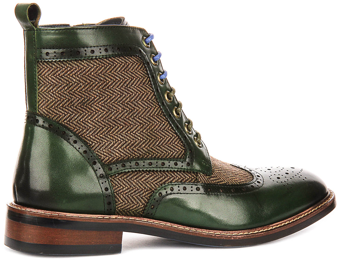 Justinreess England Hi Kennedy In Green For Men