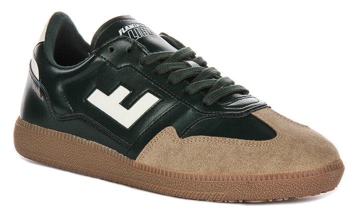 Flamingos Life Burela Slim In Green Sneakers