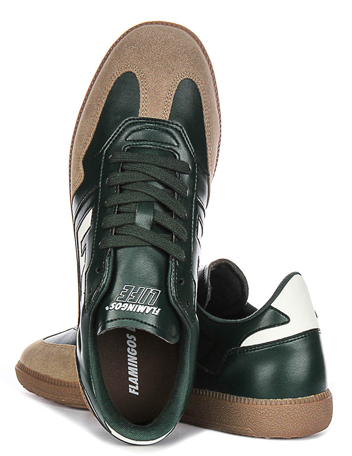 Flamingos Life Burela Slim In Green Sneakers