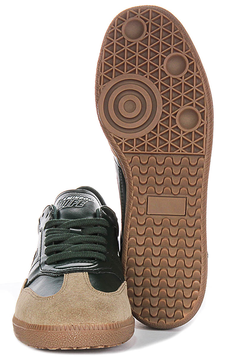 Flamingos Life Burela Slim In Green Sneakers