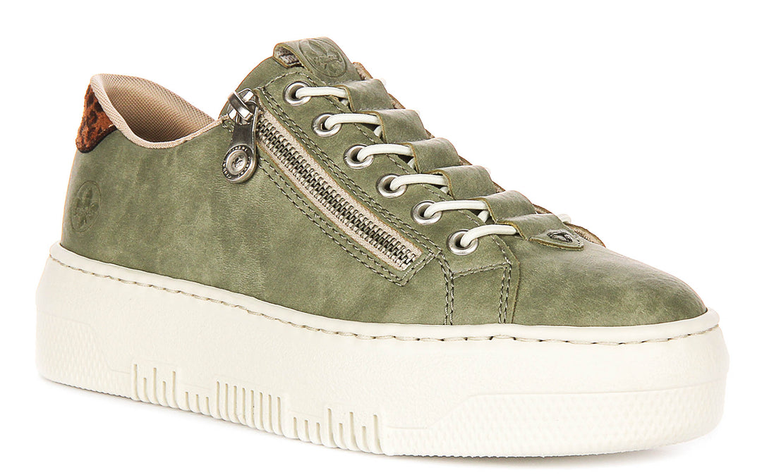 Rieker M1952-52 In Green For Women