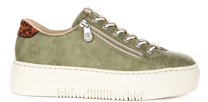 Rieker M1952-52 In Green For Women