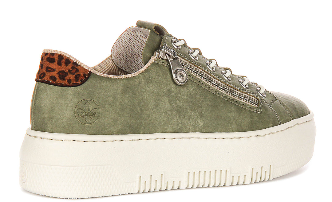 Rieker M1952-52 In Green For Women