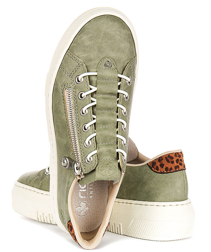 Rieker M1952-52 In Green For Women