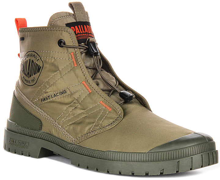 Palladium SP 20 Travel Hi In Green Boots