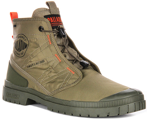 Palladium SP 20 Travel Hi In Green Boots