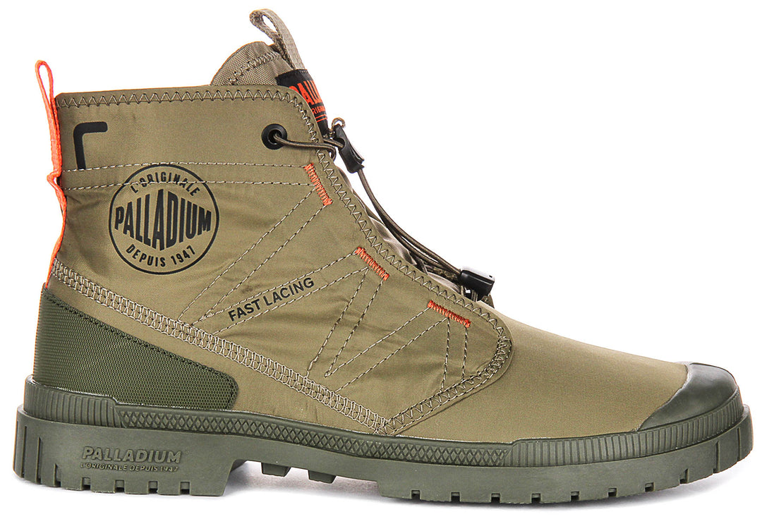 Palladium SP 20 Travel Hi In Green Boots