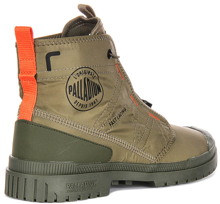 Palladium SP 20 Travel Hi In Green Boots