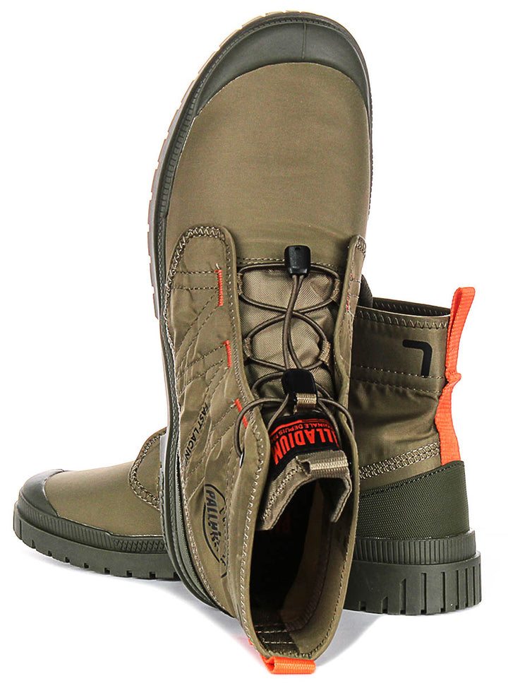 Palladium SP 20 Travel Hi In Green Boots