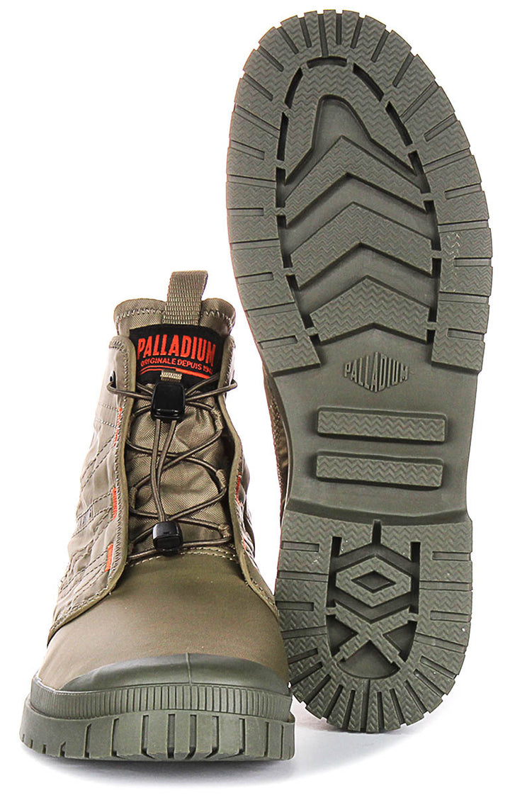 Palladium SP 20 Travel Hi In Green Boots