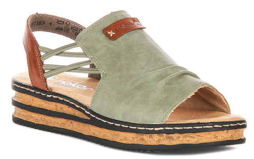 Rieker 62962-52 In Green For Women