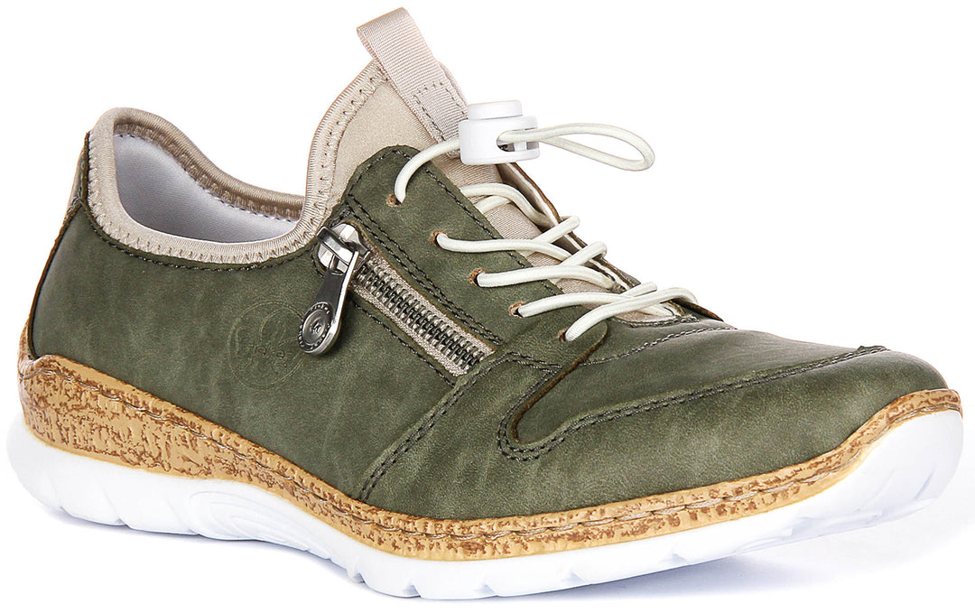 Rieker N42G0-52 In Green For Women