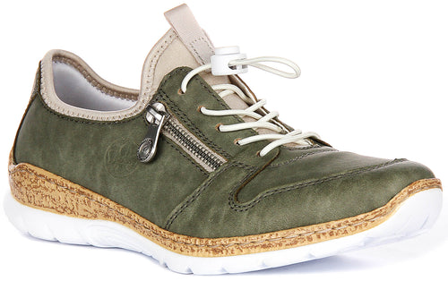 Rieker N42G0-52 In Green For Women