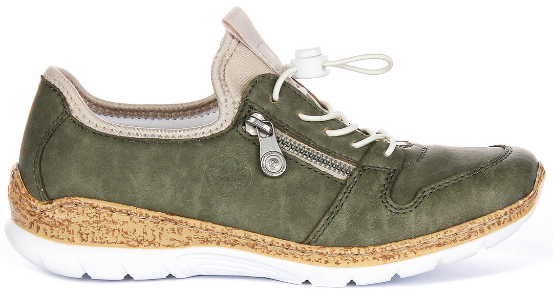 Rieker N42G0-52 In Green For Women