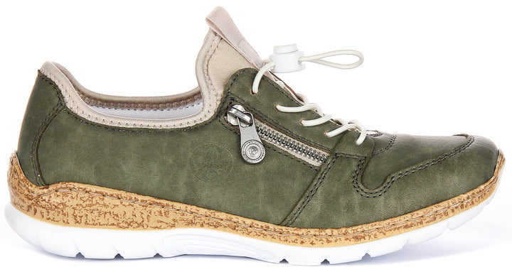 Rieker N42G0-52 In Green For Women
