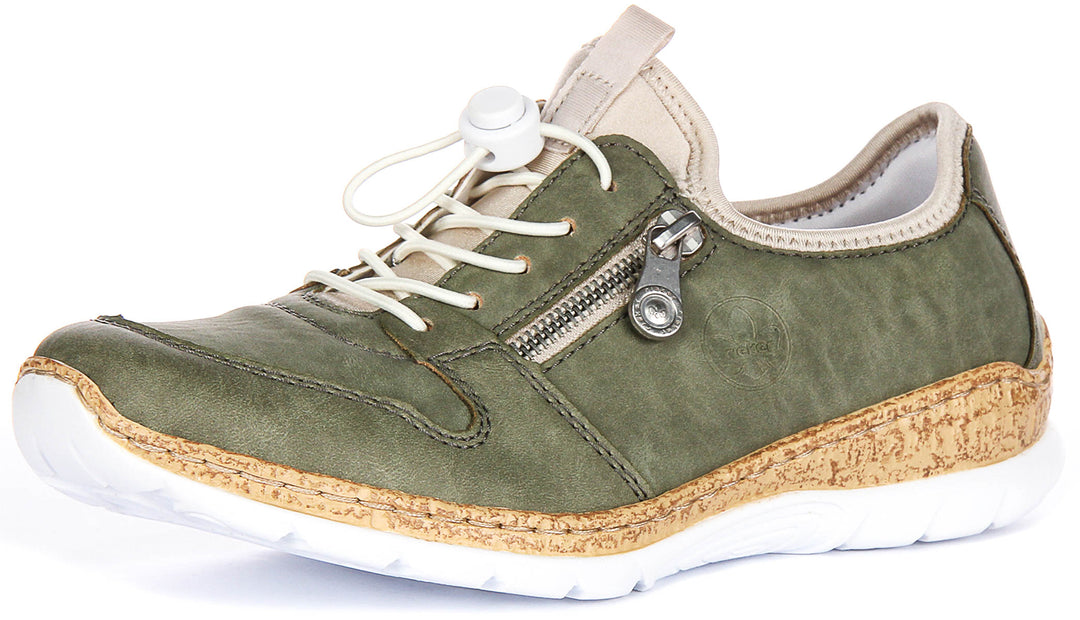 Rieker N42G0-52 In Green For Women