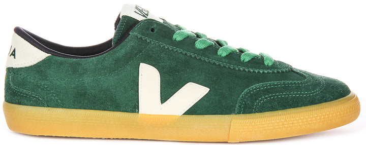 Veja Volley Suede In Green For Men