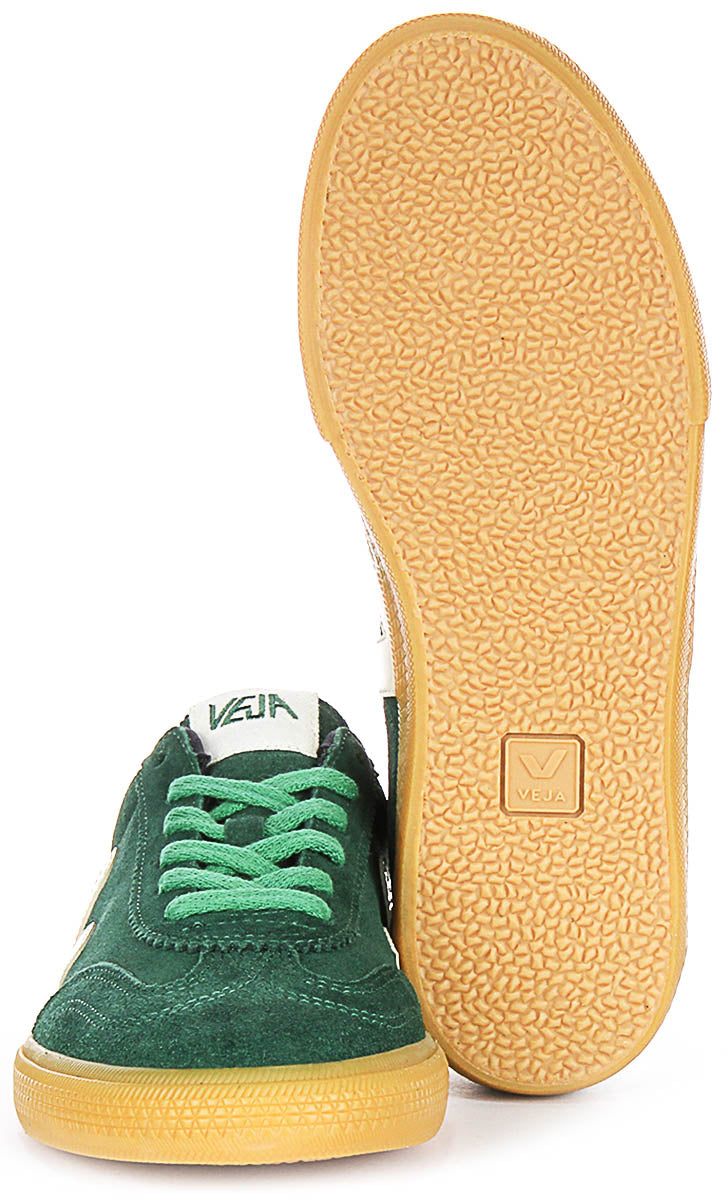 Veja Volley Suede In Green For Men